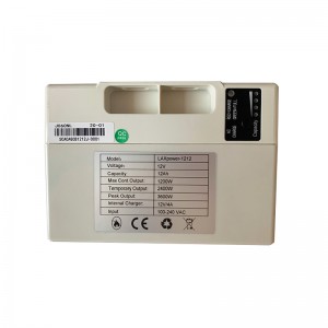 Built-in charger Light weight great power 12V 12Ah LiFePO4 battery pack for caravan mover